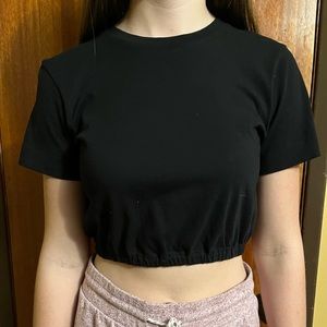 Wilfred Scrunched Crop top